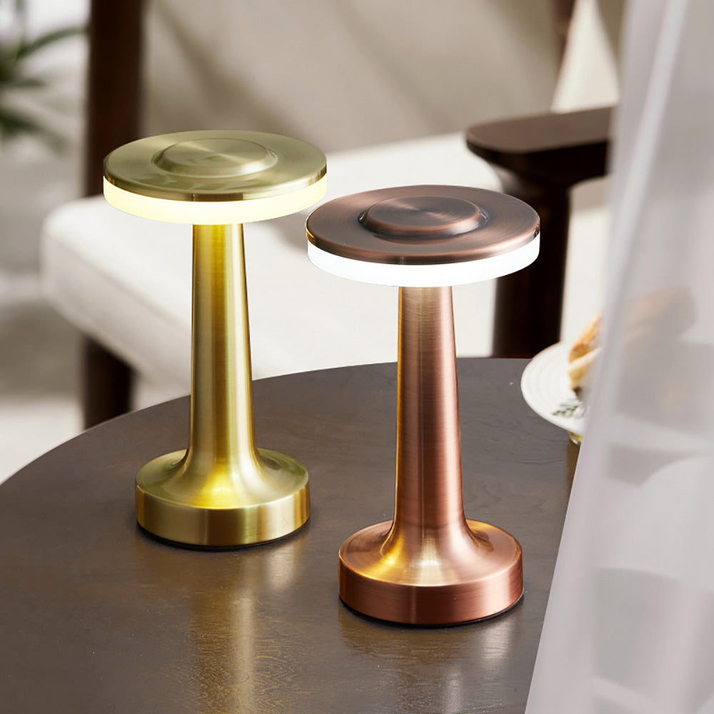 Cordless Rechargeable Bistro Table Lamp