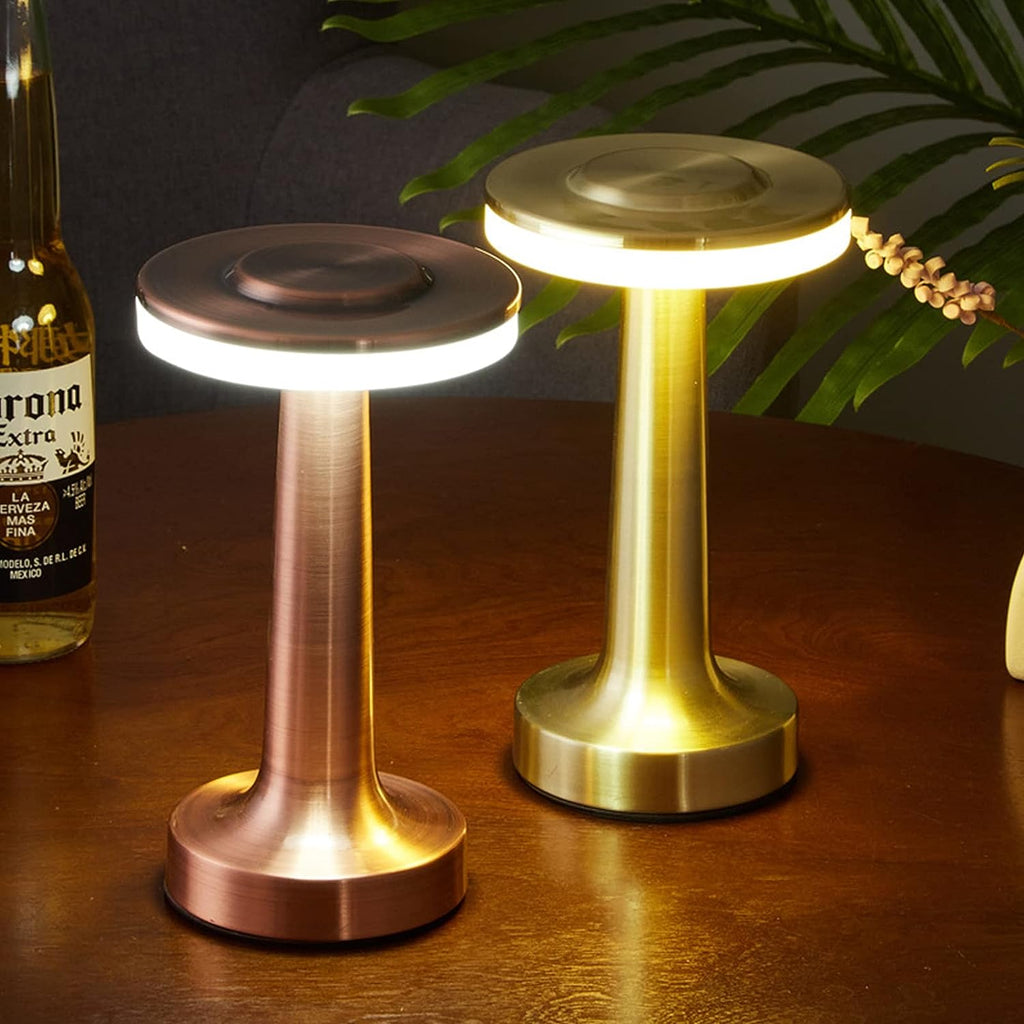 Cordless Rechargeable Bistro Table Lamp