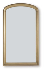 Fintan Arched Gold Floor Mirror