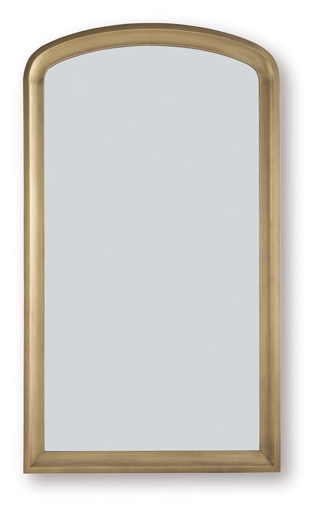 Fintan Arched Gold Floor Mirror