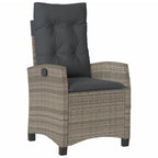 Gray Woven Outdoor Dining Set with Cushions (Seats 8)