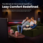 Green Cloudlike Velvet Oversized Double Chaise Lounge