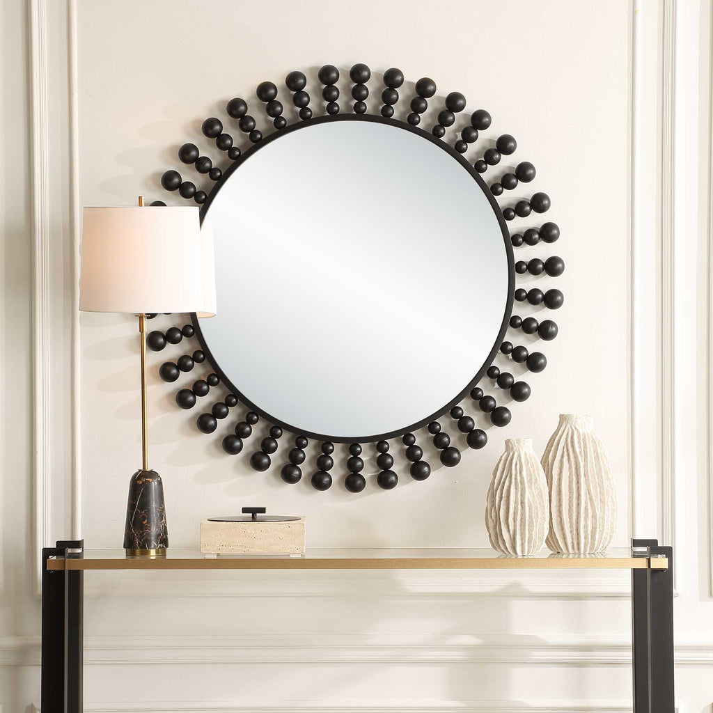 Aziel Round Mirror