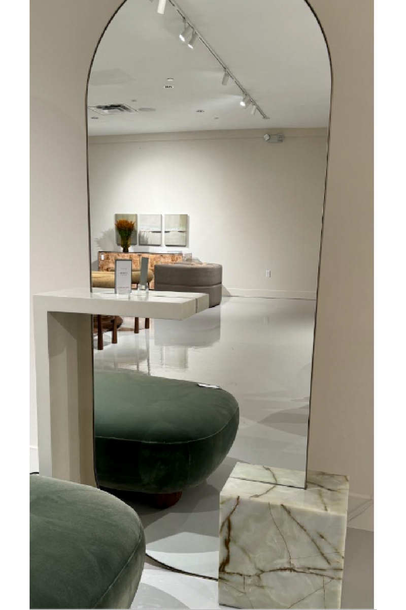 Bronze Metallic Floor Mirror