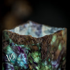 Fluorite Natural Stone Table Lamp, 16"