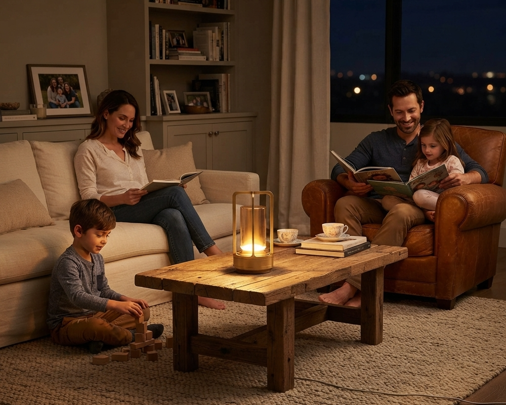 Scandinavian Cordless Rechargeable Table Lamp