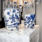 Blue & White Chinoiserie Vase