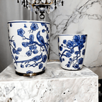 Blue & White Chinoiserie Vase