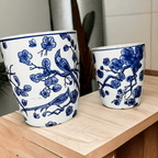 Blue & White Chinoiserie Vase