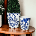 Blue & White Chinoiserie Vase