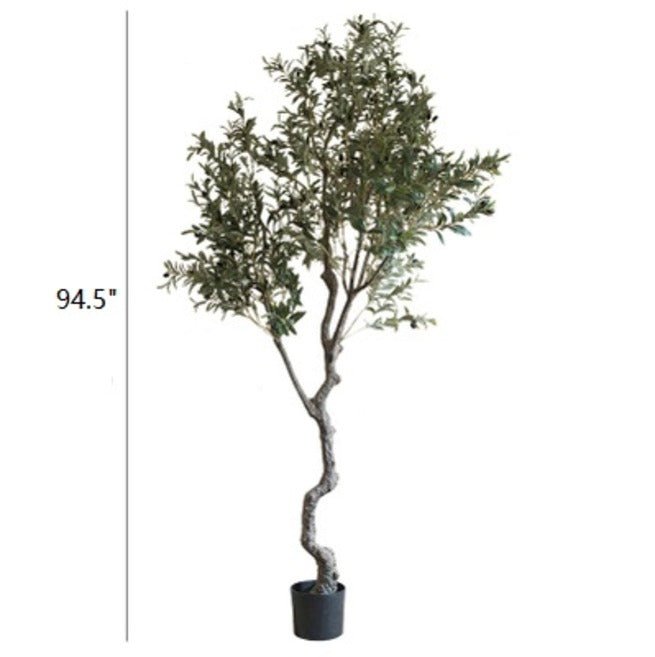 Artificial Olive Tree in Pot, 94"