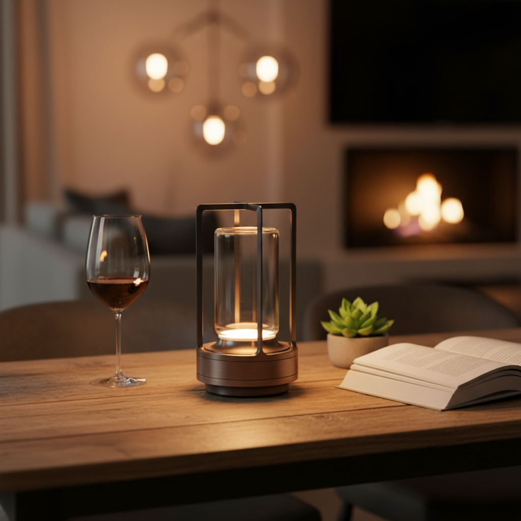 Scandinavian Cordless Rechargeable Table Lamp