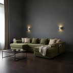 Olive Green Modular Sleeper Sofa — Premium Comfort