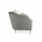 Gray Barrel Lounge Chair | Caracole Farrah