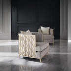 Gray Statement Lounge Chair | Caracole Back In Style