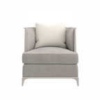 Gray Statement Lounge Chair | Caracole Back In Style