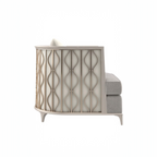 Gray Statement Lounge Chair | Caracole Back In Style
