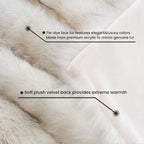 LUX Soft Faux Fur Blanket