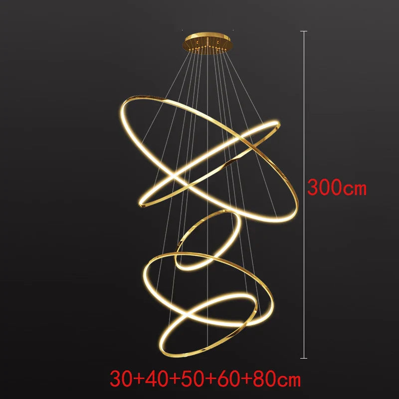 Nordic home decoration, stair chandelier, living room bedroom and dining room Pendant lights, ceiling light, indoor lighting