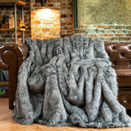 LUX Soft Faux Fur Blanket