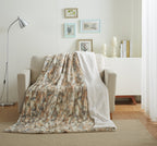 Russian Lynx Faux Fur Throw
