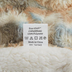 Russian Lynx Faux Fur Throw