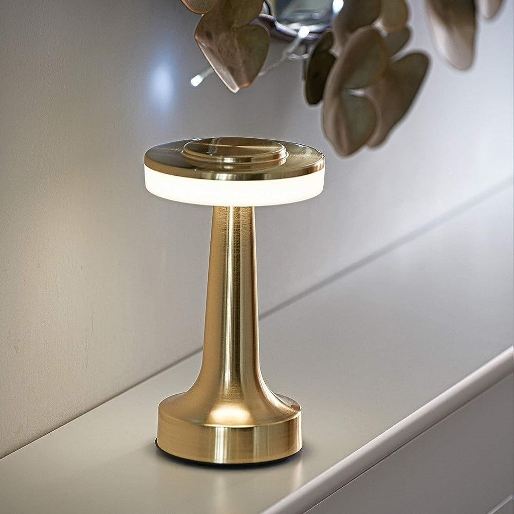 Cordless Rechargeable Bistro Table Lamp