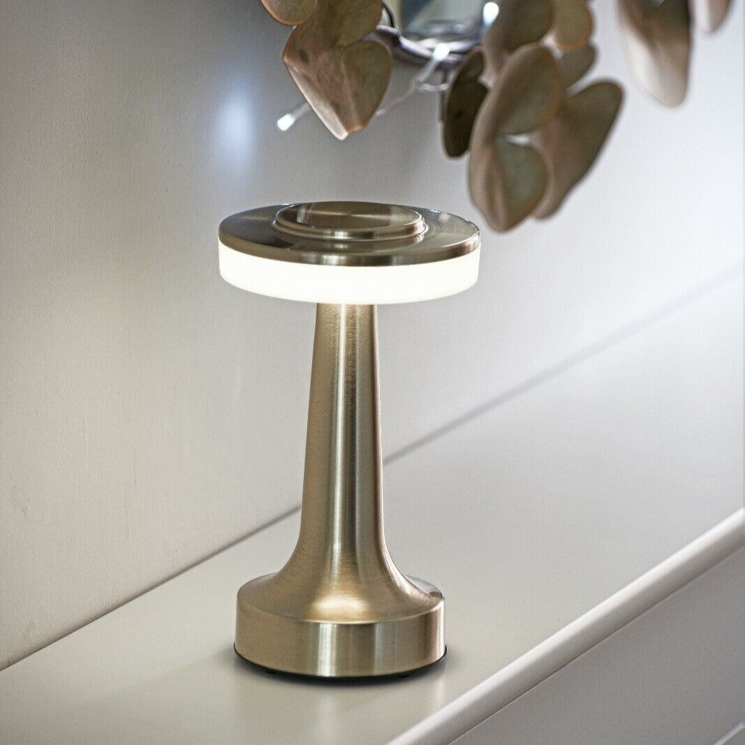 Cordless Rechargeable Bistro Table Lamp